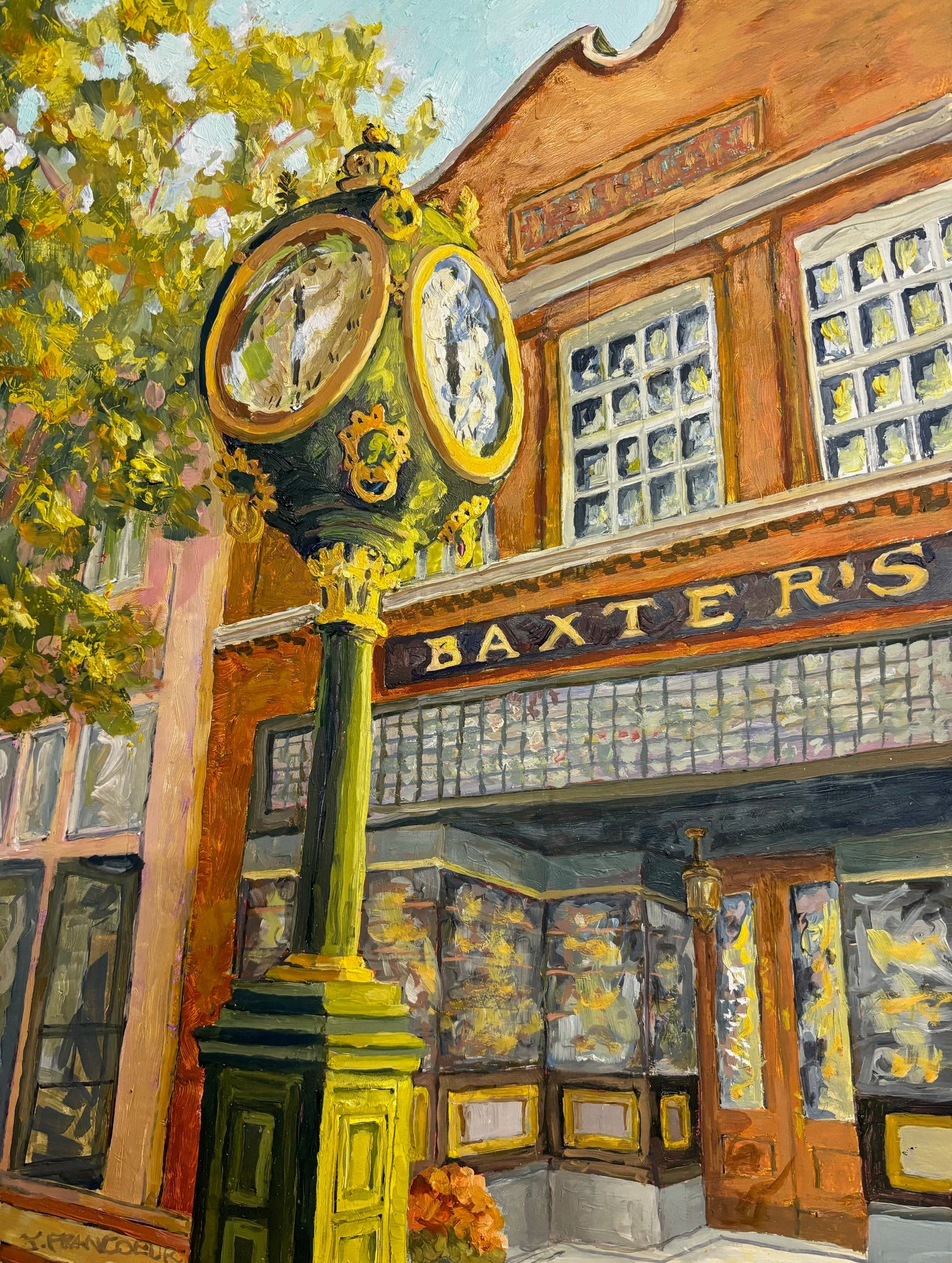 Janet Francoeur Baxter's Looking Up Ser🎨 Jan's Originals🎨 Buy Art at Carolina Creations Gallery in Downtown New Bern🎨