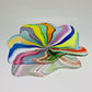 Multi-Stripe Footed Candy Dishes