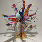 Dorothy Gillepsie Metal Ribbon Sculpture