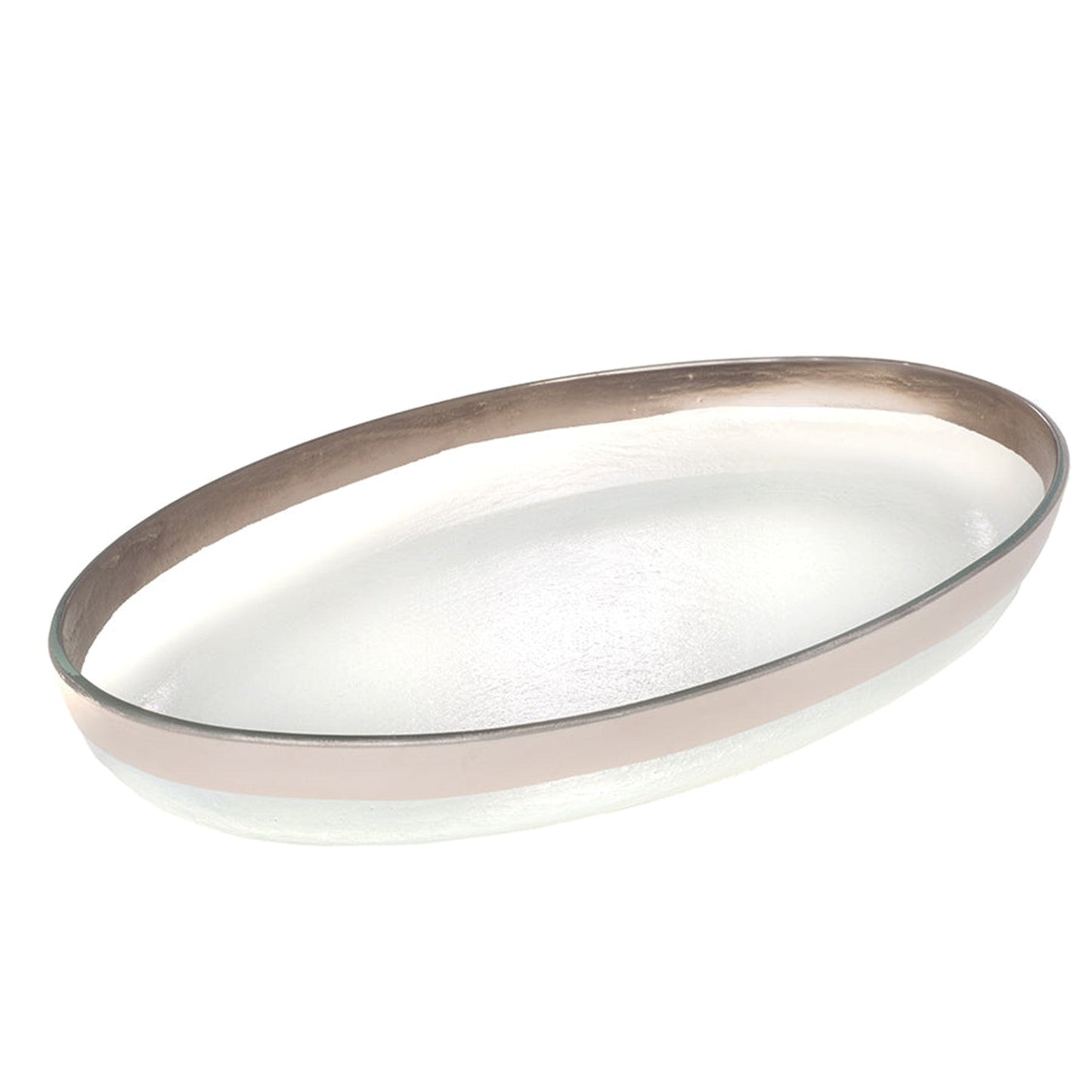 18X11 Large Oval Platter Platinum