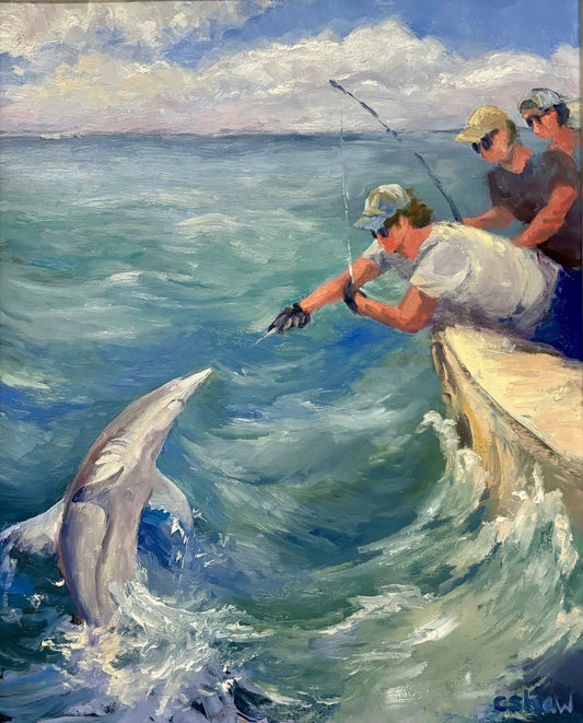 Cindy Shaw Shark Bite 20X16
