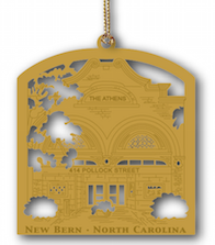 JTF New Bern Ornament Civic Theatre 2016🎨 Historical Ornaments🎨 Buy Art at Carolina Creations Gallery in Downtown New Bern🎨